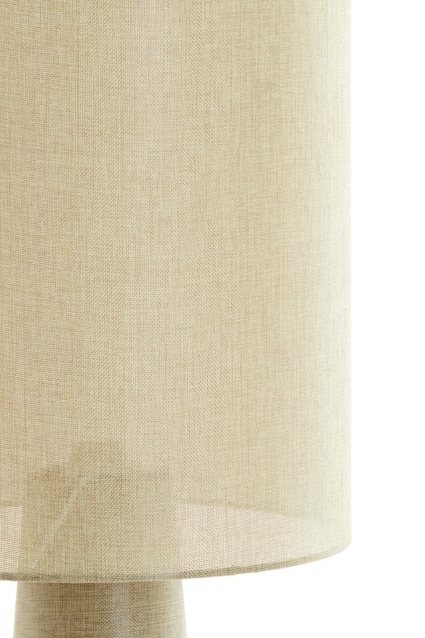 Floor lamp 38x180 cm MICKY linen olive green