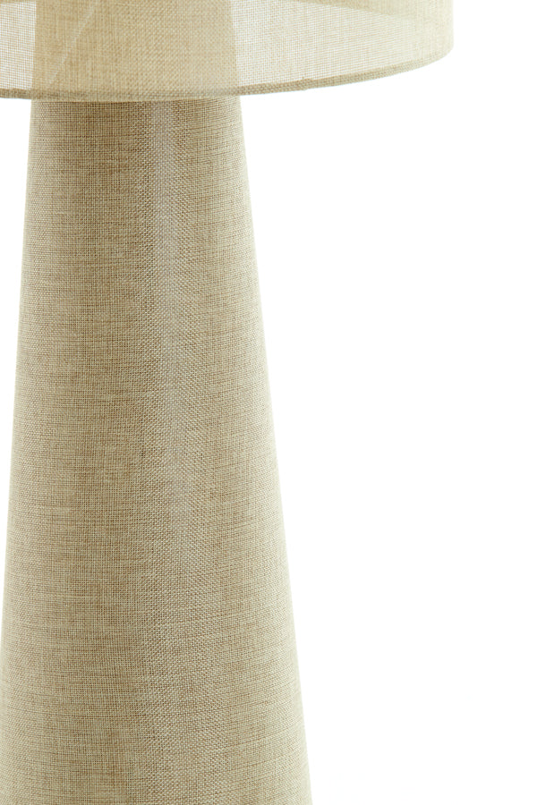 Floor lamp 38x180 cm MICKY linen olive green