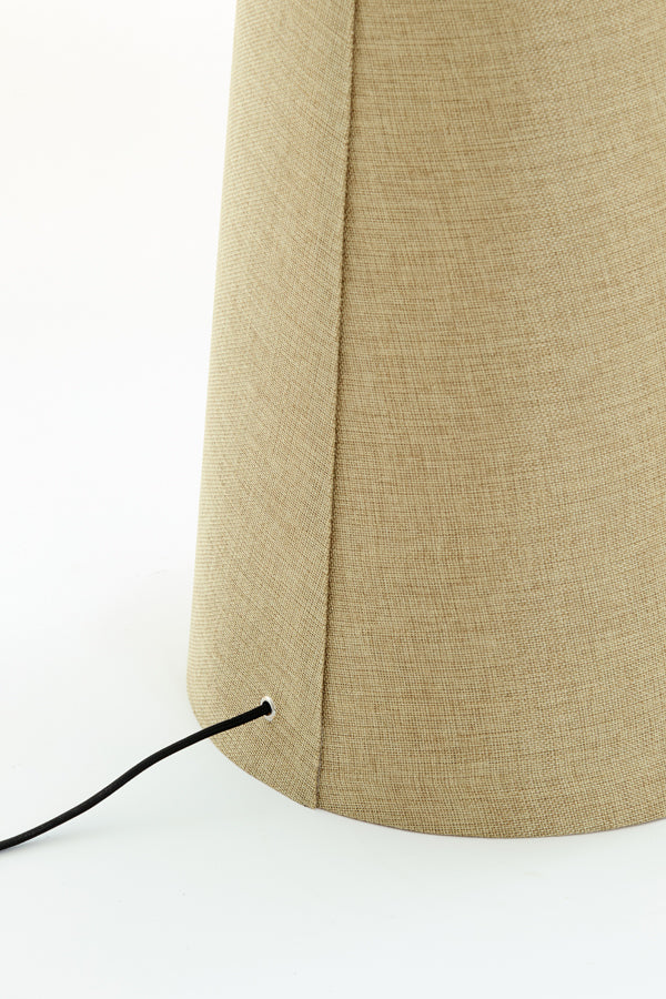 Floor lamp 38x180 cm MICKY linen olive green