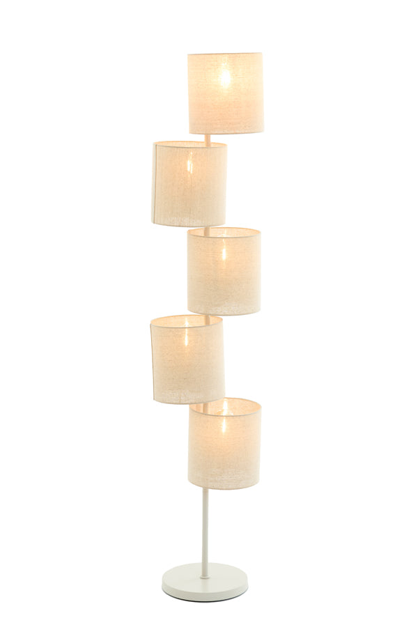 Floor lamp 5L 32x155,5 cm BENIGNO beige