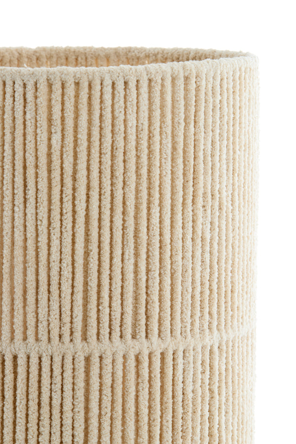 Floor lamp 30x160 cm MICHIEL chenille cream