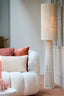 Floor lamp 30x160 cm MICHIEL chenille cream