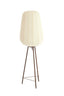 Floor lamp 42x133 cm BIBURY wood print dark brown+white