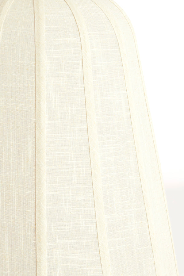 Floor lamp 42x133 cm BIBURY wood print dark brown+white
