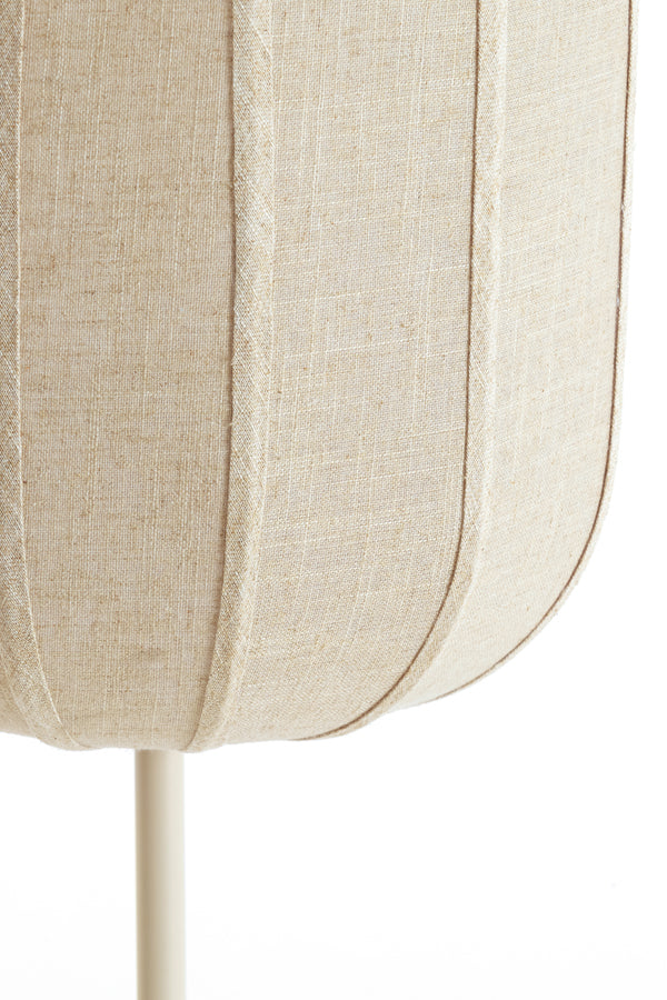 Floor lamp 35x165 cm SOLUNE natural+cream