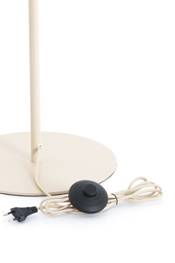 Floor lamp 35x165 cm SOLUNE natural+cream