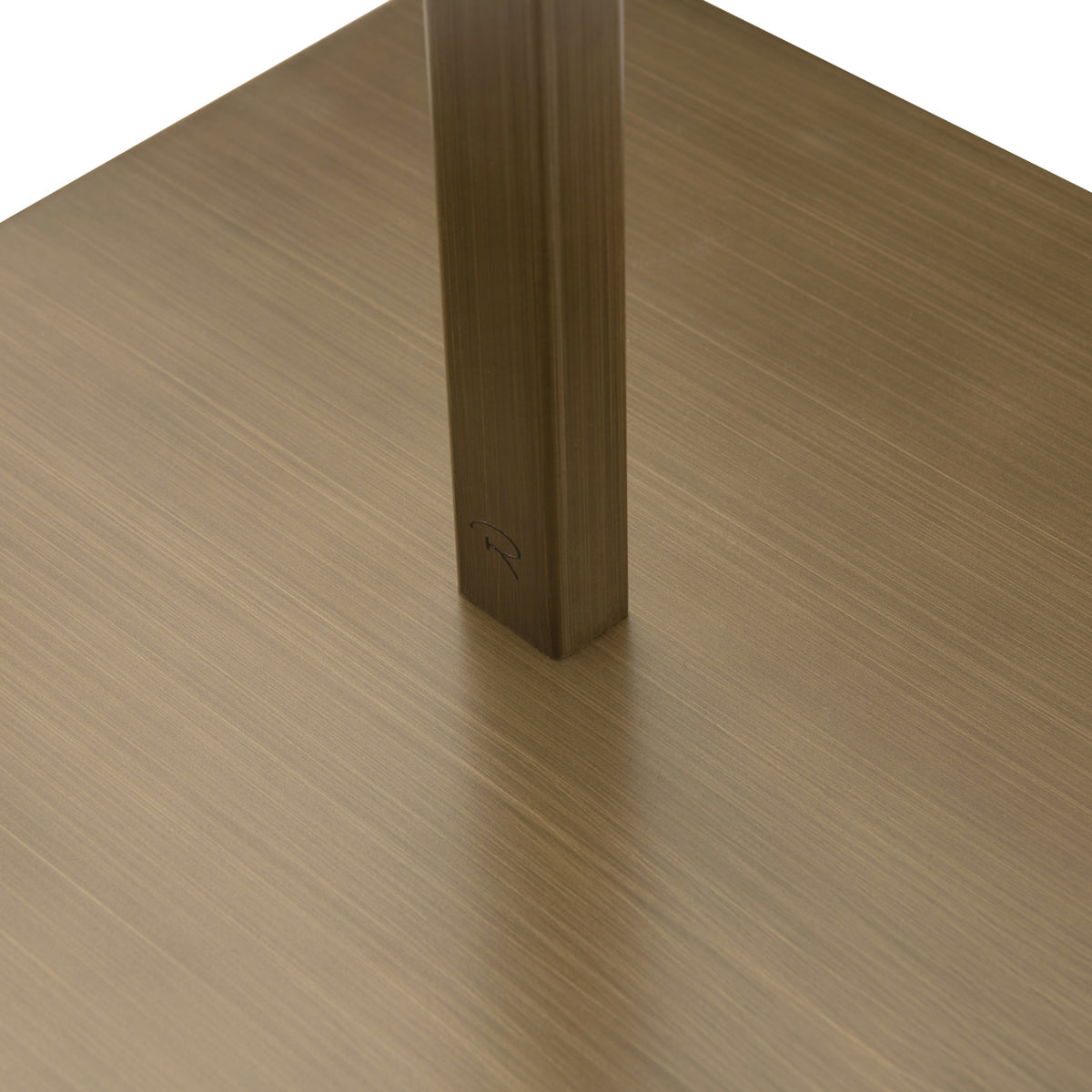 Promo material Richmond brushed gold display stand 
