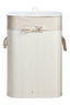 Kankyo White Bamboo Laundry Hamper