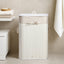 Kankyo White Bamboo Laundry Hamper