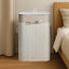 Kankyo White Bamboo Laundry Hamper