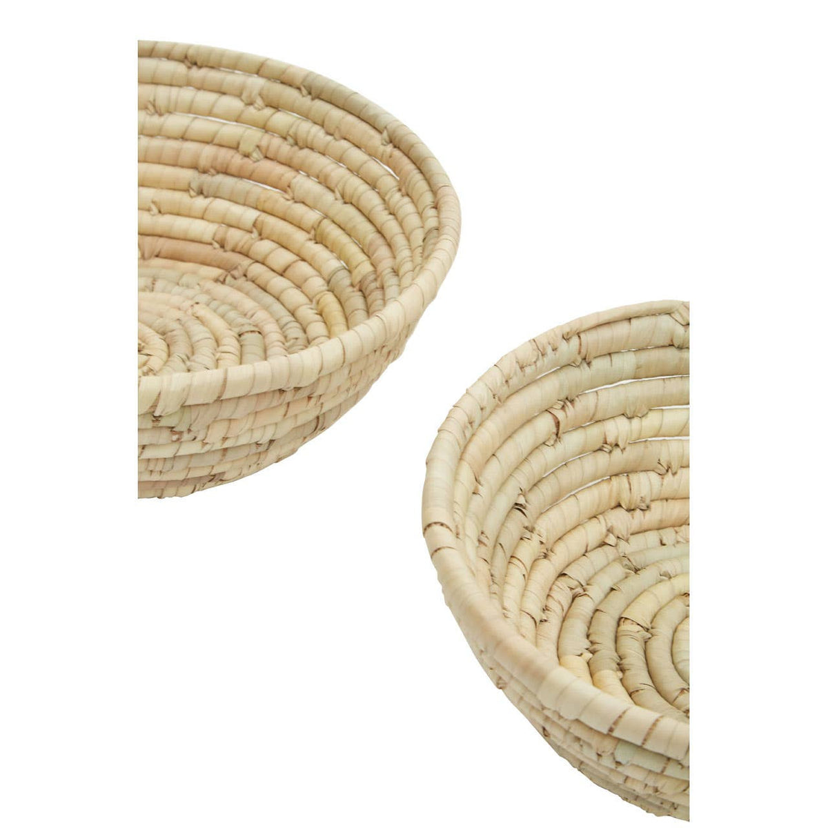 Lidi Set Of Three Palm Leaf Baskets