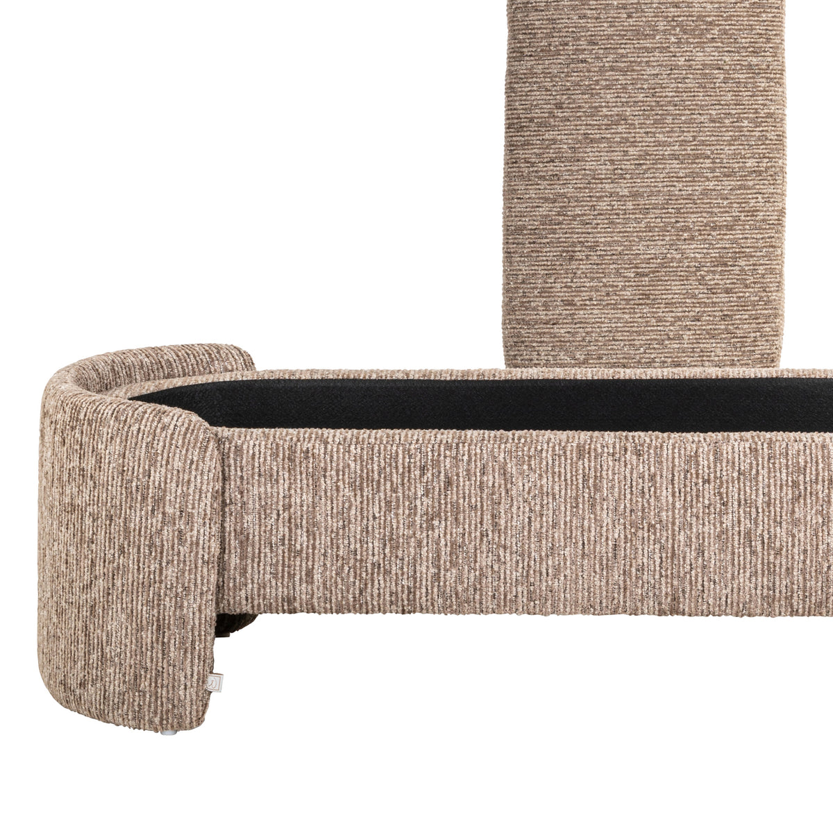 Bench Cupid mocca linear with storage