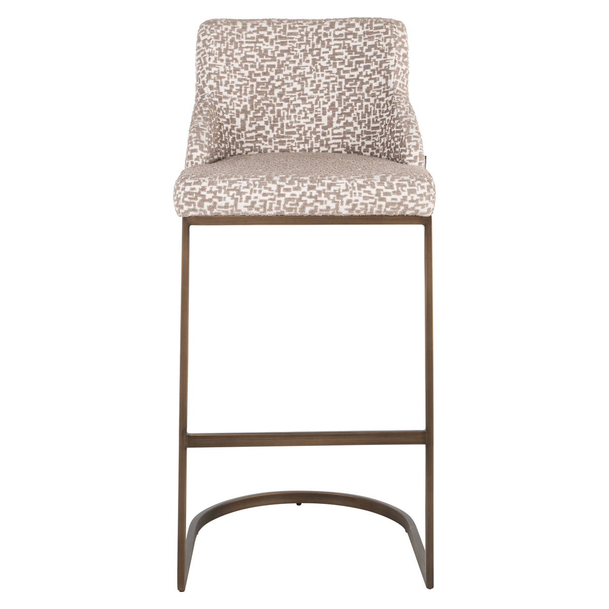Bar stool Bolton natural geo (Set of 2)