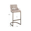 Bar stool Bolton natural geo (Set of 2)