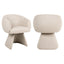 Dining chair Quiriro biscotti swivel