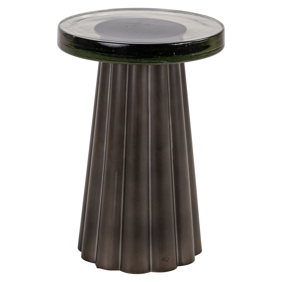 End table Barwick brass antique