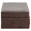 Storage box Rex dark brown large