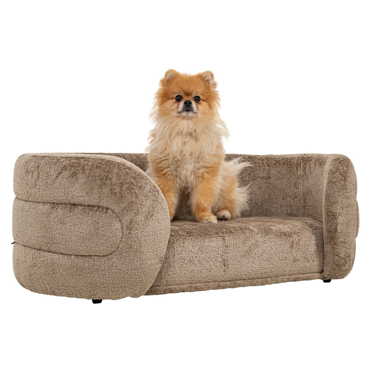 Pet bed Bingo taupe chenille