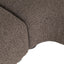 Sofa Pandora brown chunky lounge right
