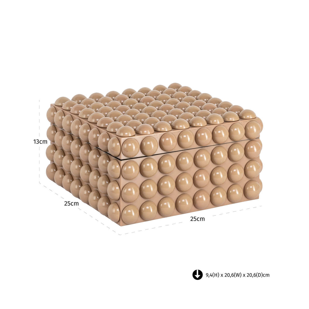 Storage box Ash beige large