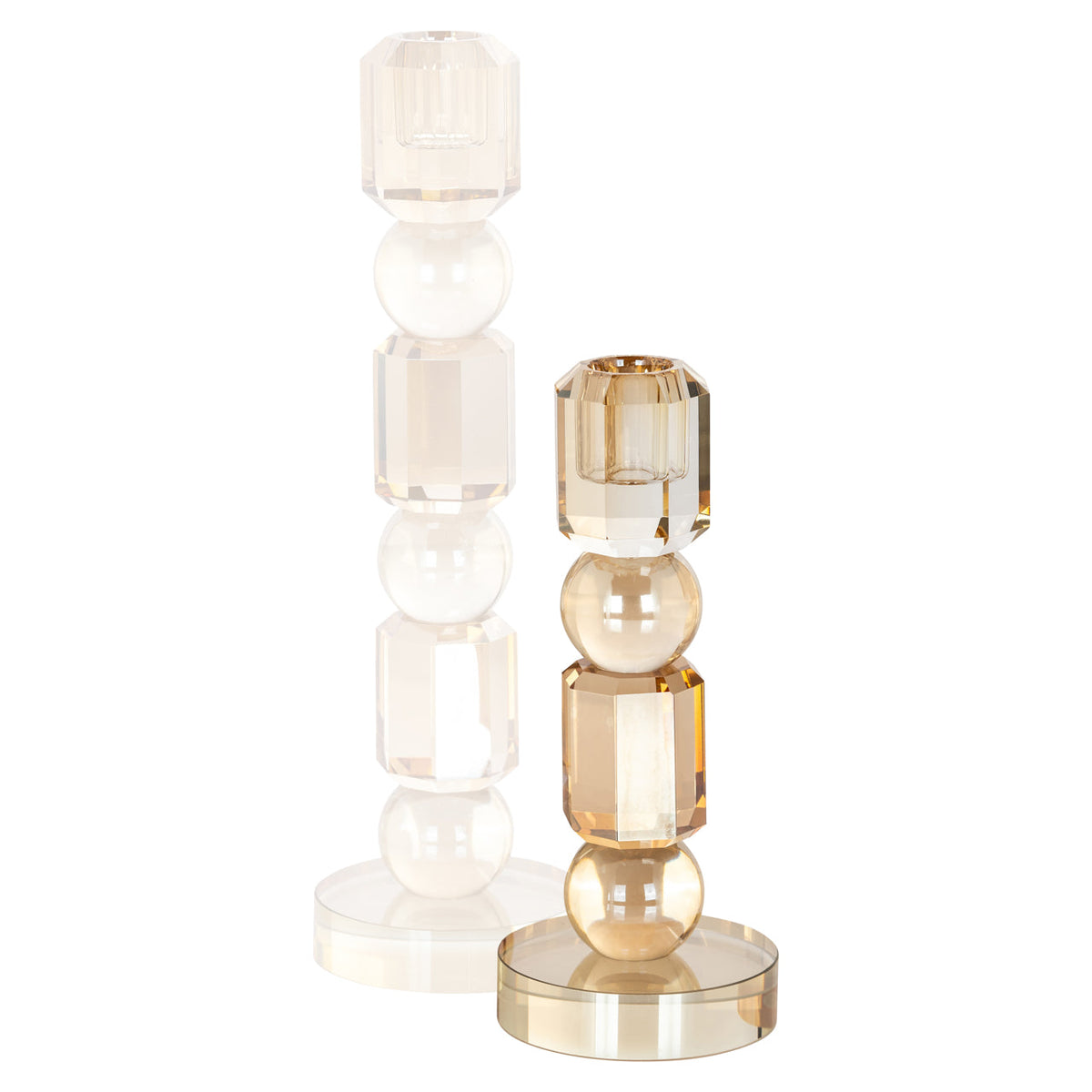 Candle holder Meral brown small