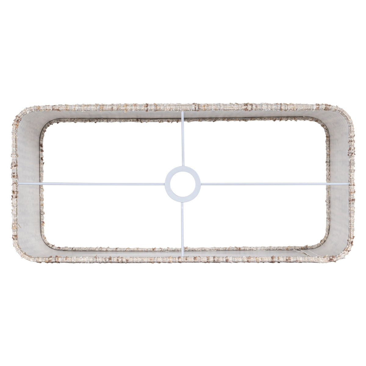 Lampshade Filou cream coco rectangle large