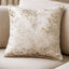 Malini Shimmer Ivory Cushion