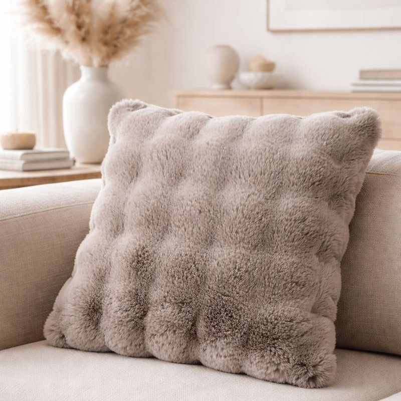 Malini Raffles Taupe Cushion