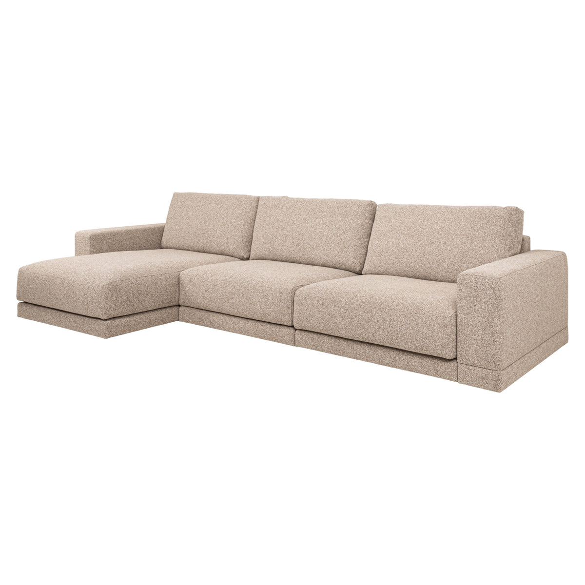 Sofa Trentino cayenne brown 3,5-seater + lounge left or right