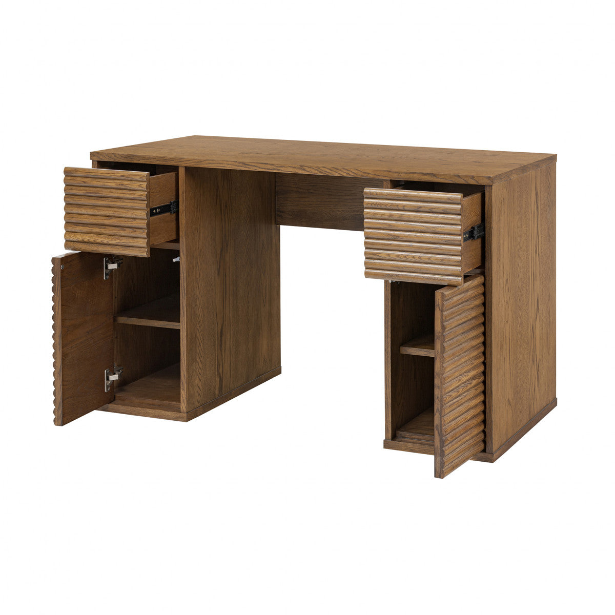 Charlton Desk | Oak in Walnut Finish