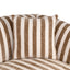 Sofa Luxandra stripes sand