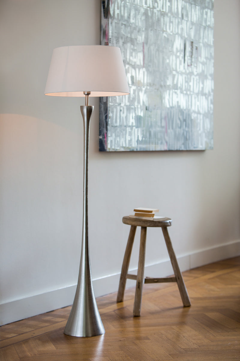 Shade round 45-35-25 cm POLYCOTTON white