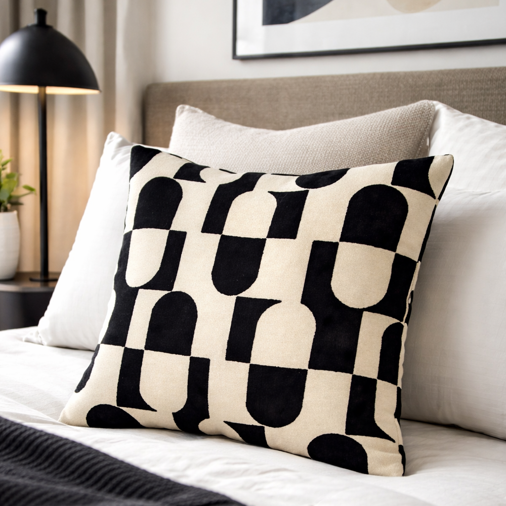 Paul Moneypenny Chillpill Black Cushion