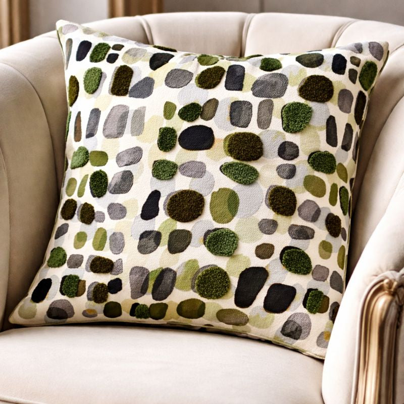 Malini Alfie Olive Cushion