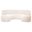 Dining bench Landmark lodge desert round - fully upholstered (Set of 2)