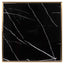 Bistro table Zenza black/gold 50x50