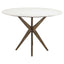 Dining table Maisy white 114Ã˜