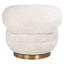Lounge chair Jace lovely cream swivel