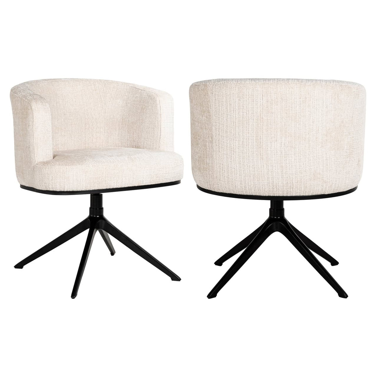Dining chair Cheyenne niagara beige swivel
