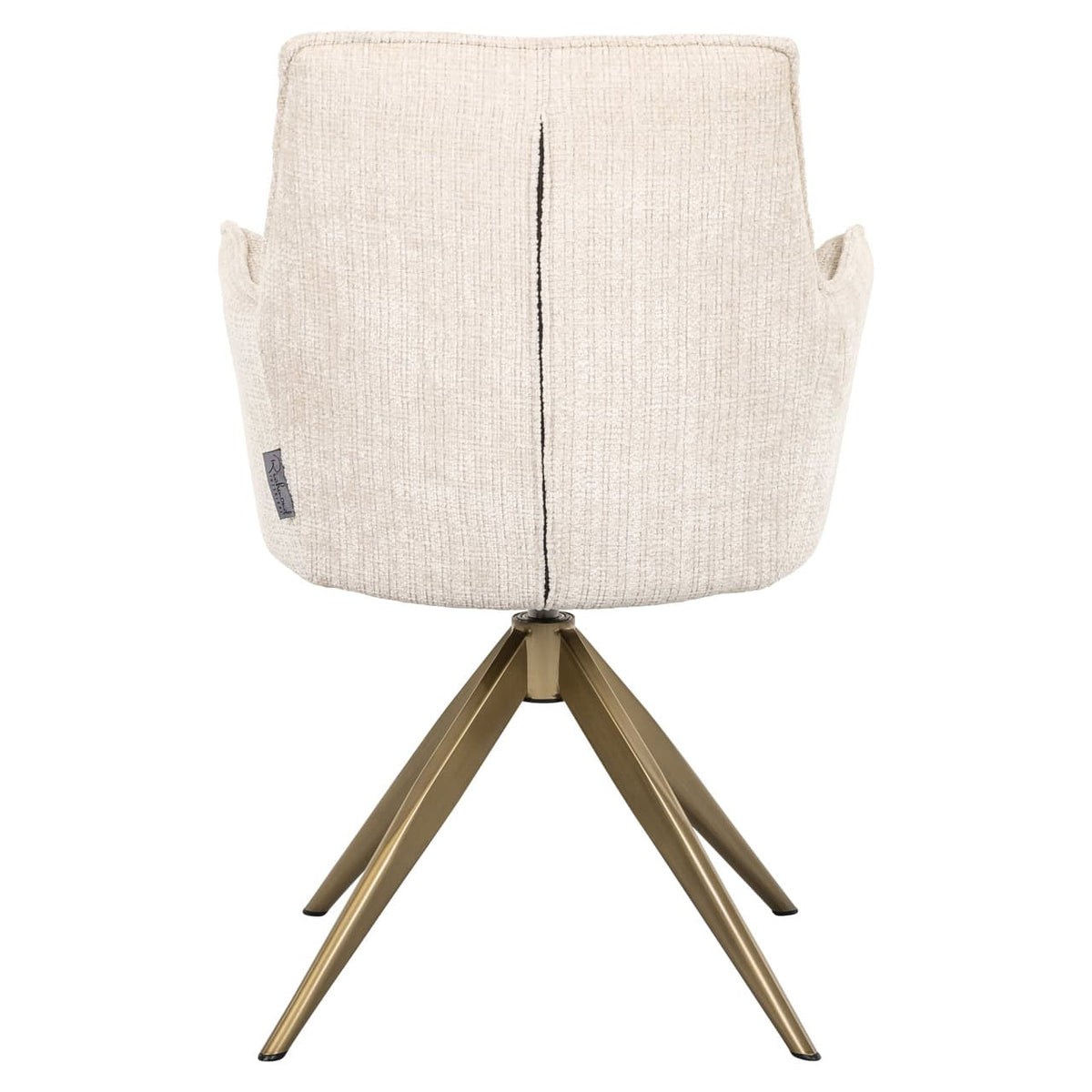 Dining chair Dakota niagara beige swivel with arm