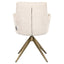 Dining chair Dakota niagara beige swivel with arm