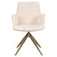 Dining chair Dakota niagara beige swivel with arm