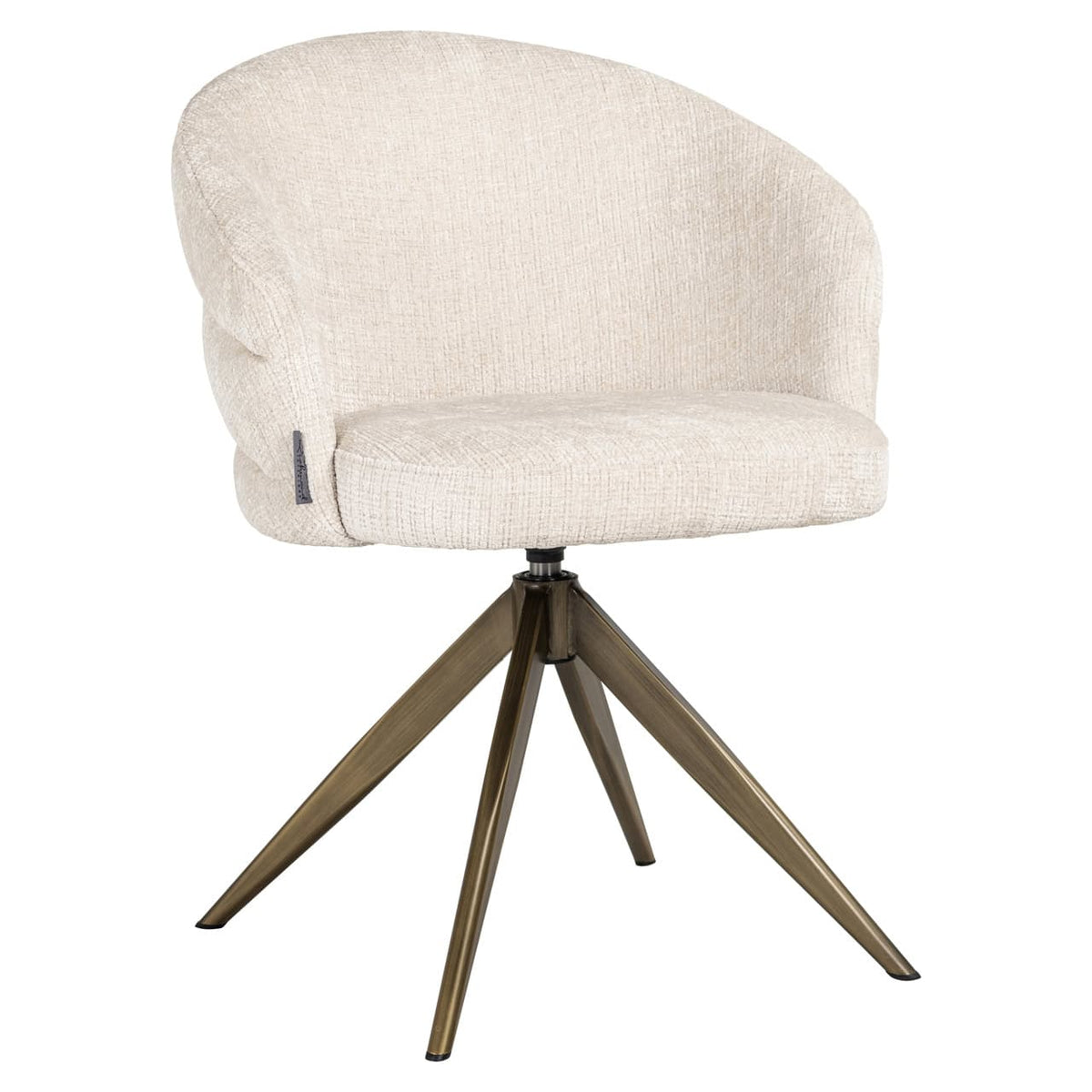 Dining chair Zendaya niagara beige swivel