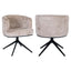 Dining chair Cheyenne lovely beige swivel