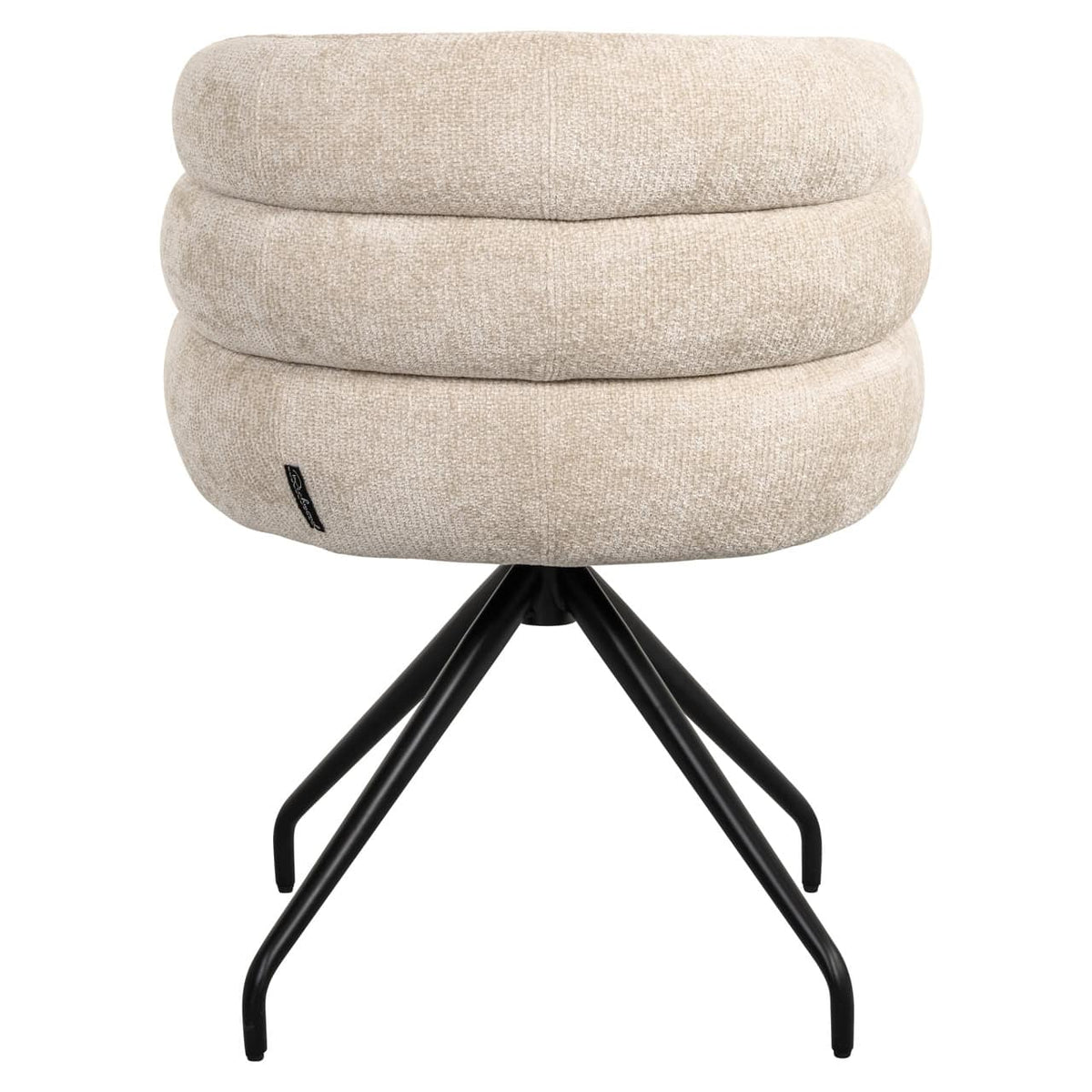 Dining chair Kayla cream unicorn swivel