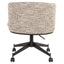 Dining chair Rochenne trendy nature swivel on wheels