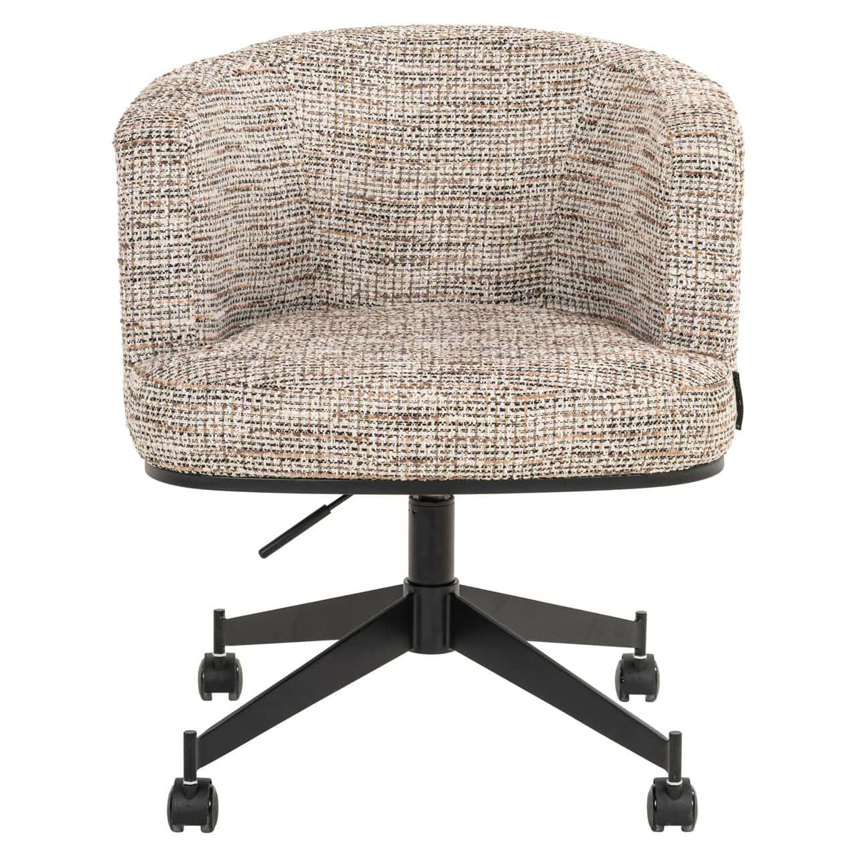 Dining chair Rochenne trendy nature swivel on wheels