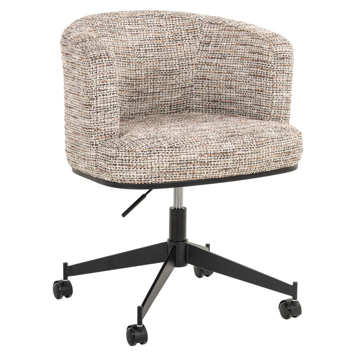 Dining chair Rochenne trendy nature swivel on wheels