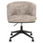 Dining chair Rochenne trendy nature swivel on wheels