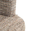 Dining chair Rochenne trendy nature swivel on wheels